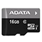 کارت حافظه‌ microSDHC ای دیتا مدل Premier کلاس 10 استاندارد UHS-I U1 سرعت 50MBps همراه با آداپتور SD ظرفیت 16 گیگابایت